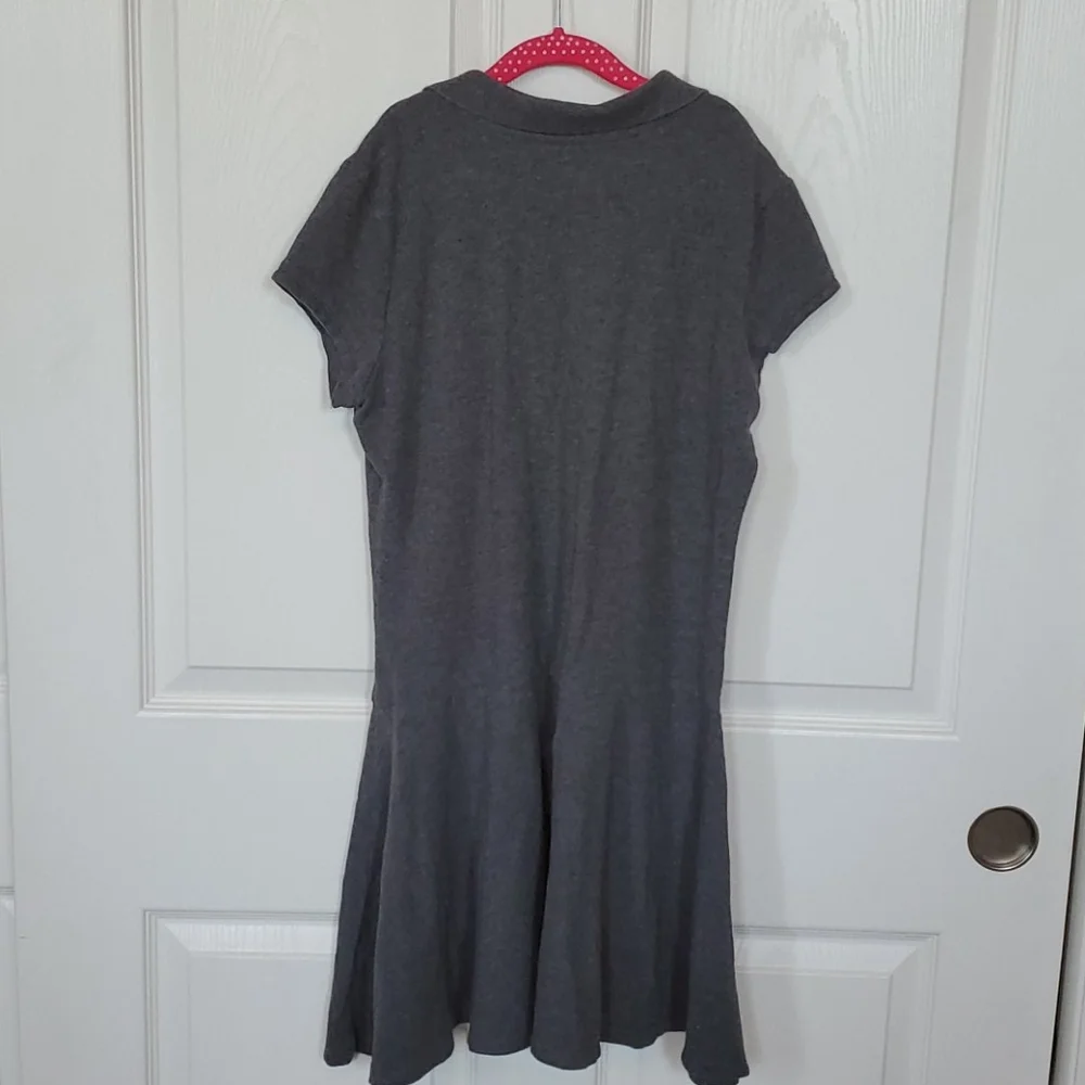 Grey  Children's‎ Place Polo Shirt Dress sz 16